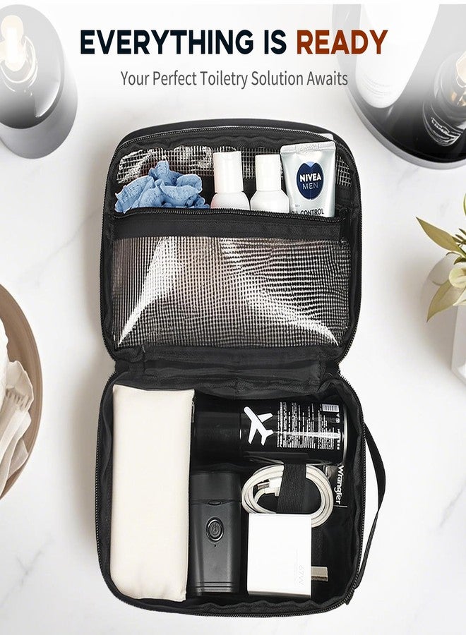 Wrangler Toiletry Bag for Men, Travel Shaving Dopp Kit, Oxford Fabric Tech Kit Bathroom Organizer, Gifts for Men - Image 2